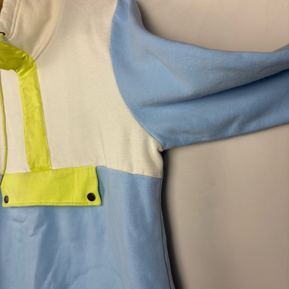 LL Bean Signature Women’s Anorak Colorblock Sweatshirt Large Gorpcore Strewtwear - Picture 7 of 14